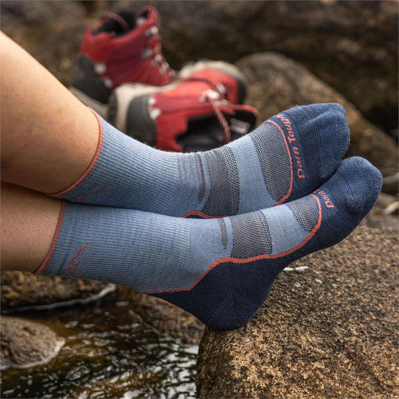 Darn Tough Womens Light Hiker Micro Crew Light Cushion Socks-2